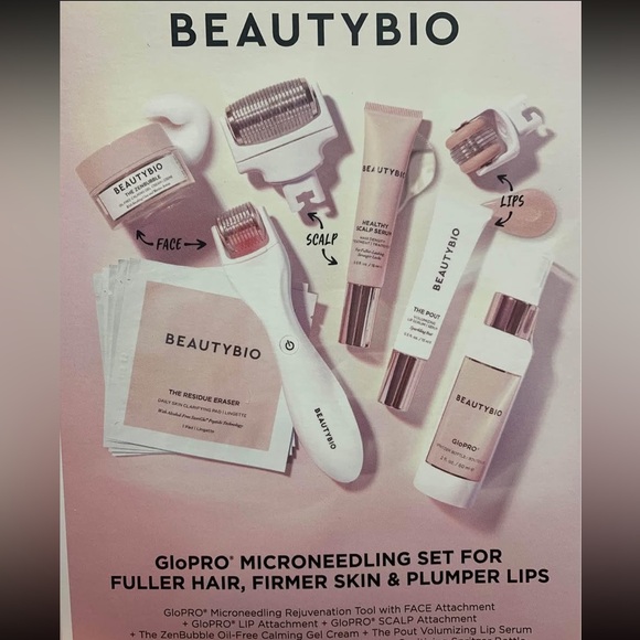 *new* *sealed* GLO-PRO MICRONEEDLING SET FOR SCALP NECK FACE BACK OF HANDS - Picture 2 of 9